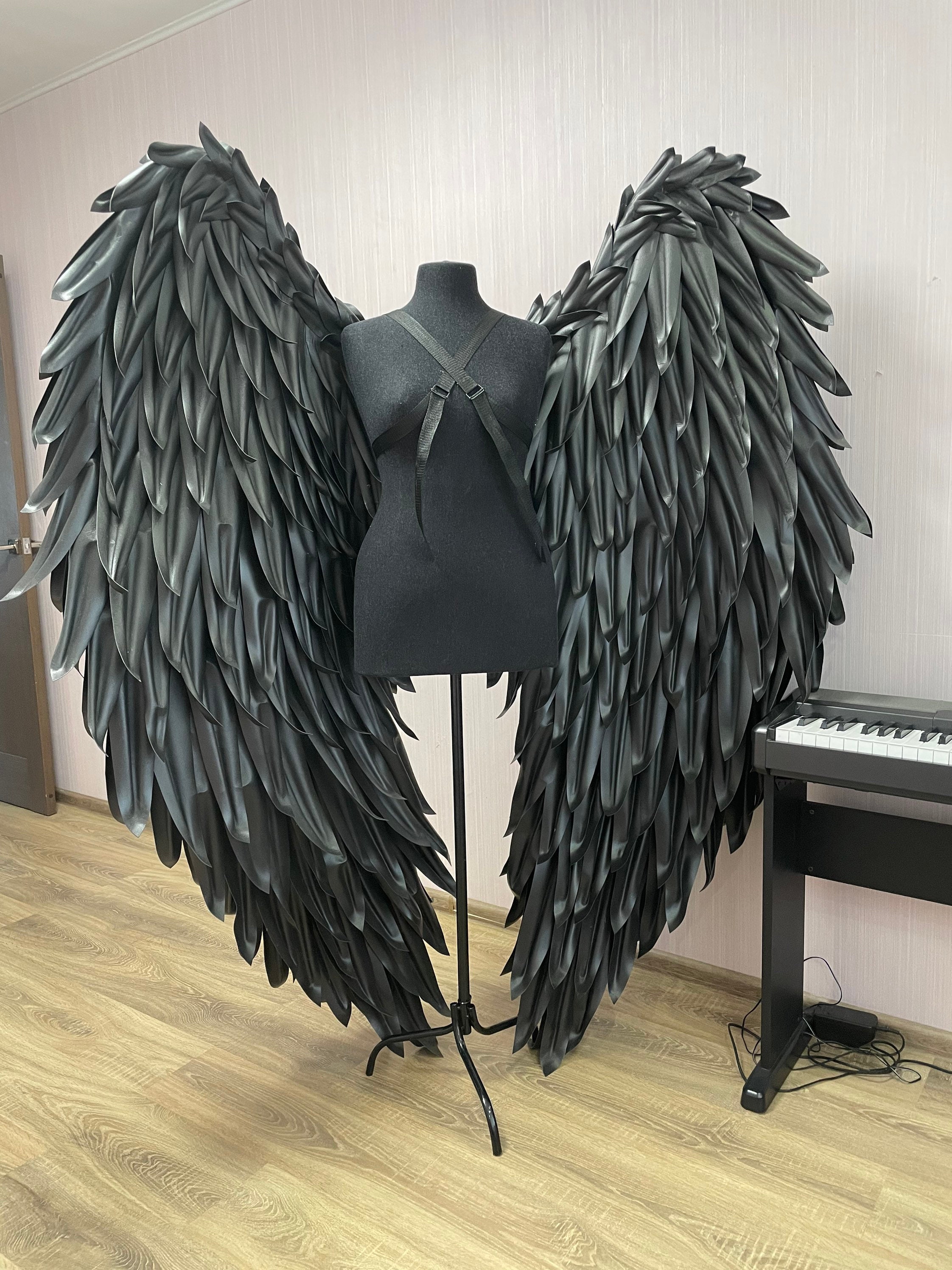 Black angel wings demon wings cosplay costume sexy cosplay Etsy