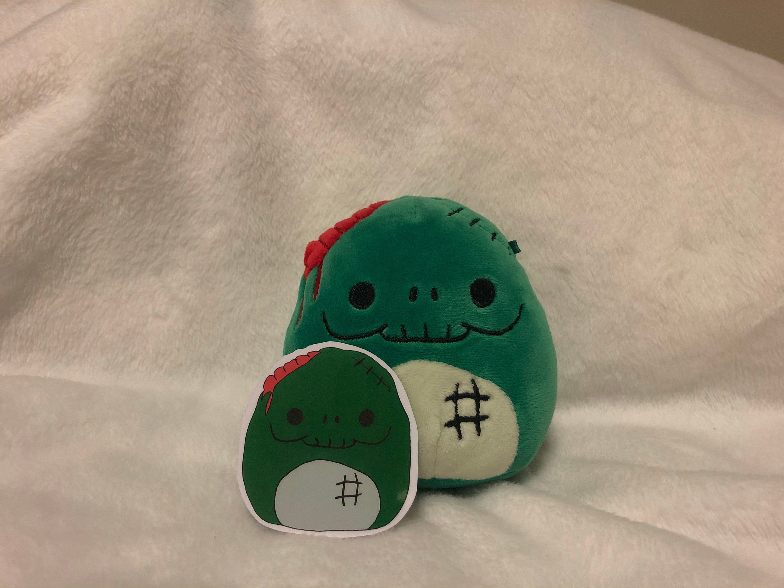 Zachary Squishmallow Waterproof Sticker Etsy