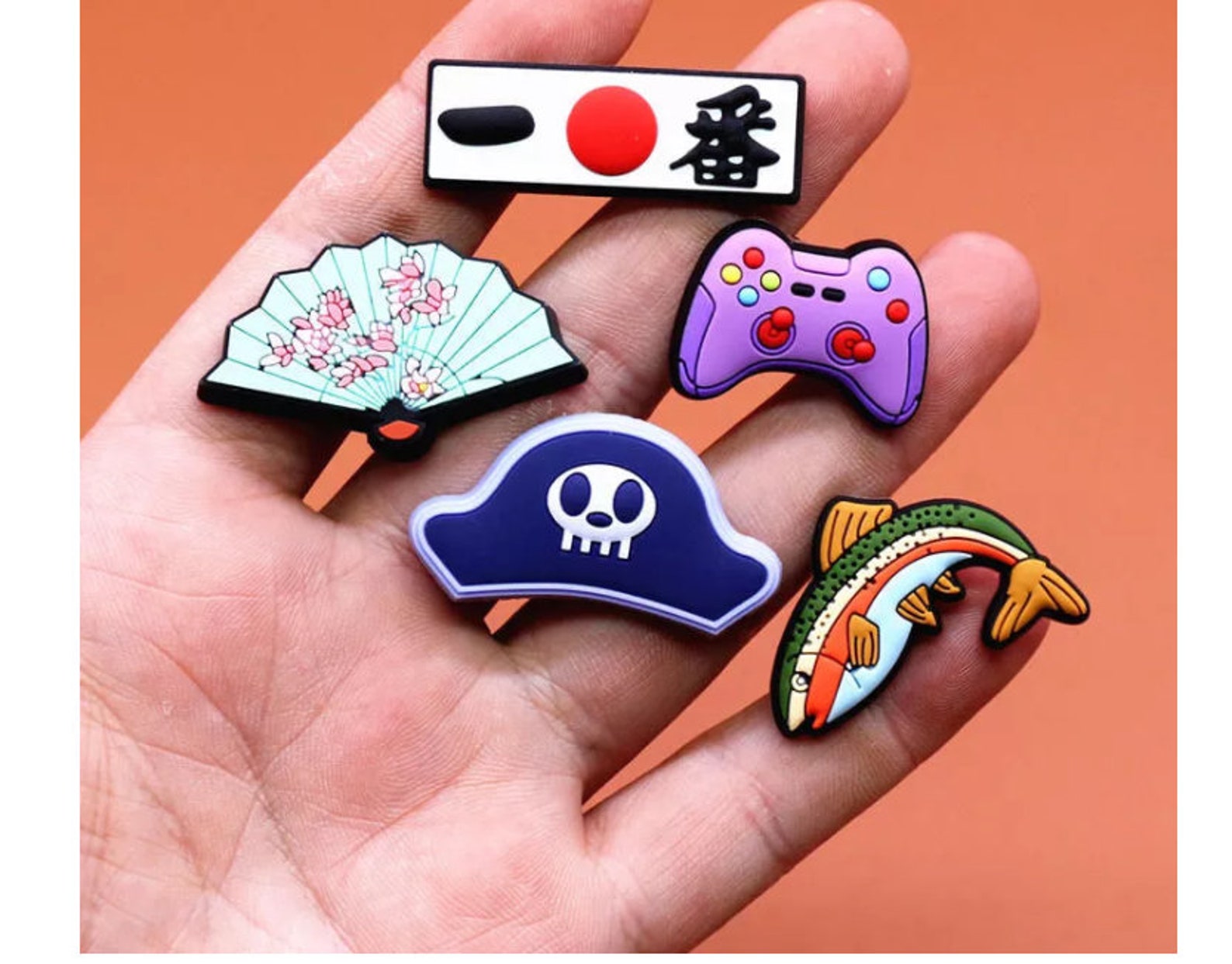 japanese croc charms