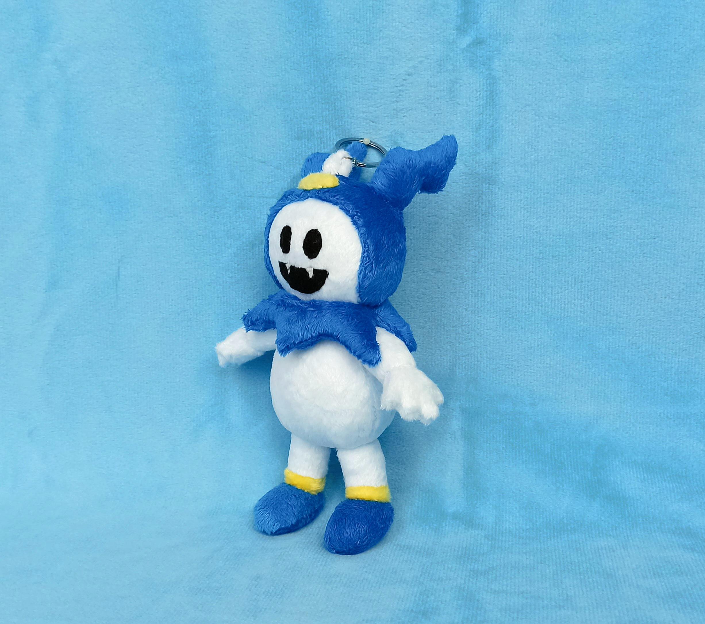 ジャックフロストぬいぐるみキーホルダー：ゲーマーへの手作りペルソナ