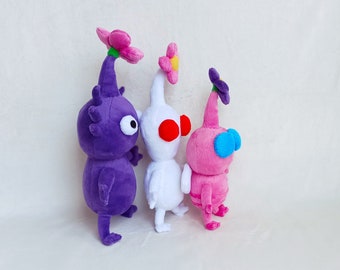 ピクミンぬいぐるみセット。ビデオゲーム - Etsy 日本