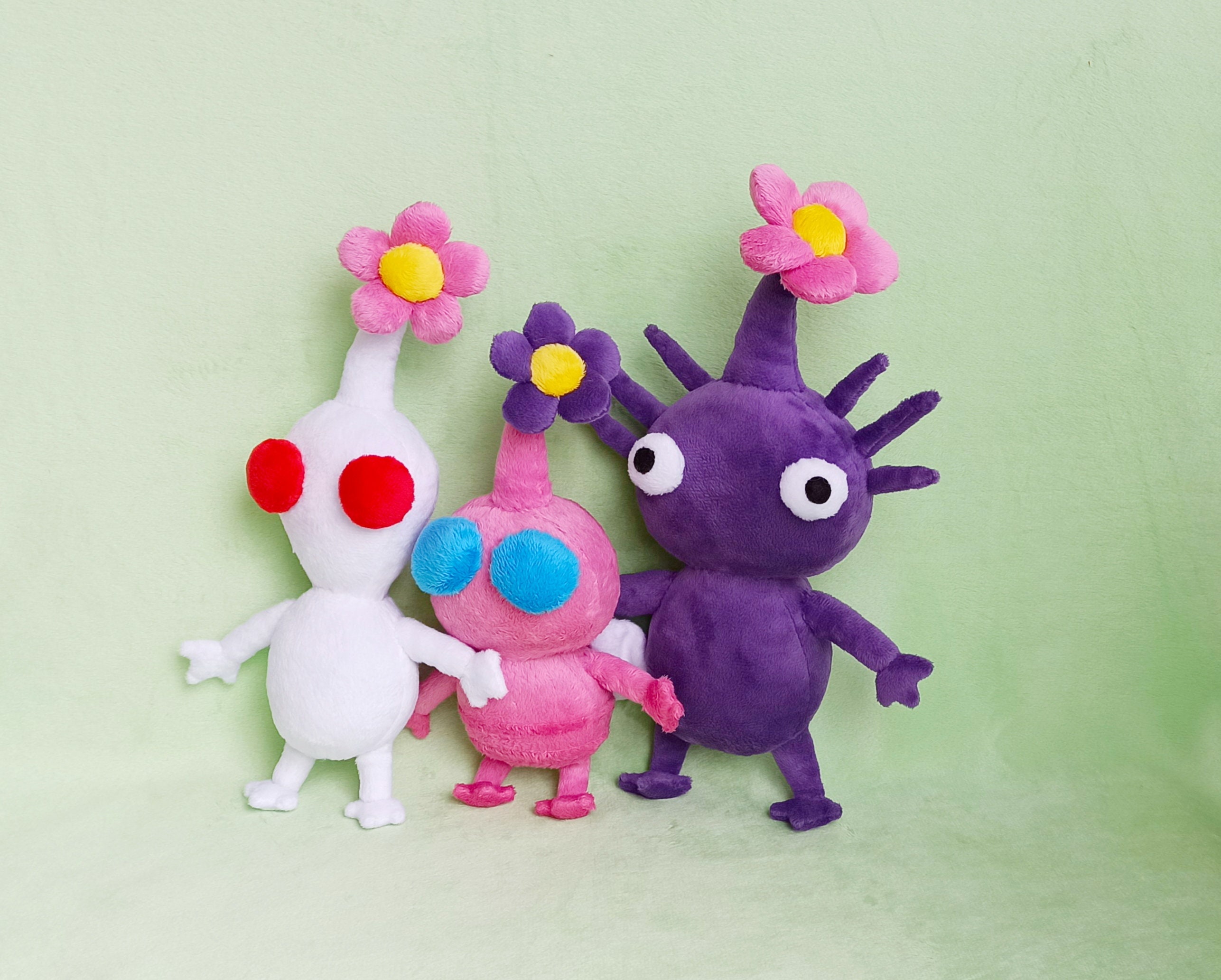 ピクミンぬいぐるみセット。ビデオゲーム - Etsy 日本