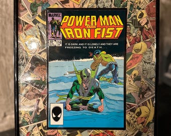 Vintage Power Man & Iron Fist #116 12x18 Deconstructed Comic Book Poster