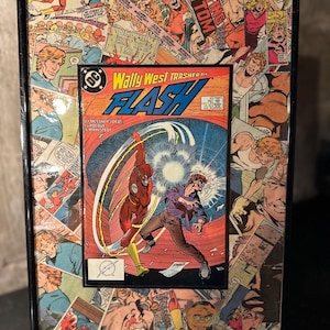 Vintage Flash #15 (12x18) Deconstructed Comic Book Poster