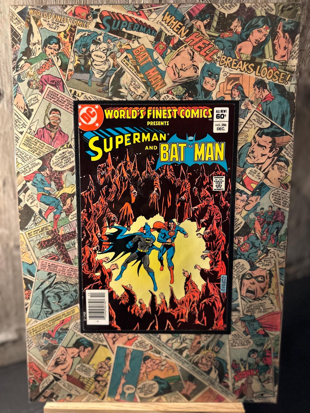 Vintage Superman and Batman #286 12x18 Deconstructed Comic Book Poster ...
