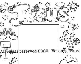 Jesus Loves Me Picture Frame Craft Anti-Bullying For Catholic Kids 6+