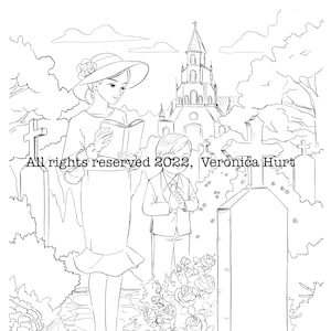 All Souls’ Day Coloring Page For Catholic Adults and Kids 6+