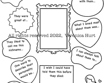 Catholic Kids Activity - Grieving Children 6+ Remembering A Lost Loved One