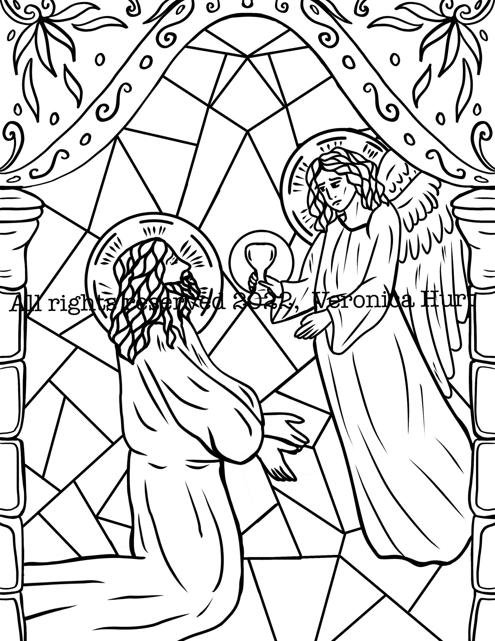 The Sorrowful Mysteries of the Rosary Coloring Page Value Pack for Kids ...
