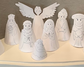 Nativity Scene Printable | Etsy