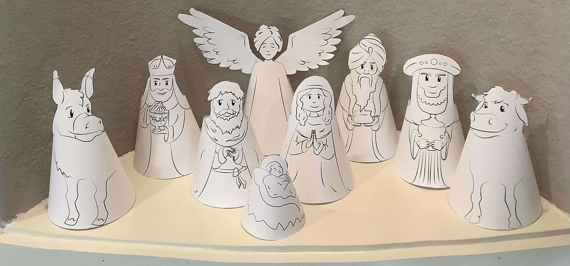 Catholic Printable Nativity Scene and/or Christmas Tree - Etsy