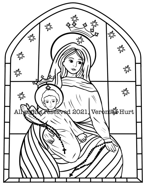 Detalle 92+ imagem dibujos del santo rosario para colorear ...