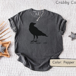 Support Your Local Murder Shirt for Crow Lovers, Nature Lovers, Funny Crow Shirt, Goblincore Shirt, Lunar Phase Shirt, Fff Caw Fff, Raven