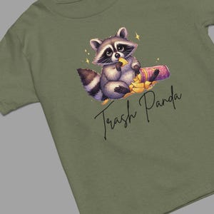 Cute Raccoon Unisex T-Shirt, Trash Panda Tee, Funny Raccoon Shirt for Men and Women, Wildlife Lover Gift