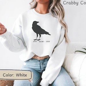 Support Your Local Murder Shirt for Crow Lovers, Nature Lovers, Funny Crow Shirt, Goblincore Shirt, Lunar Phase Sweatshirt