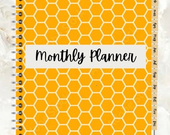 Honey Bee Monthly and Weekly Planner