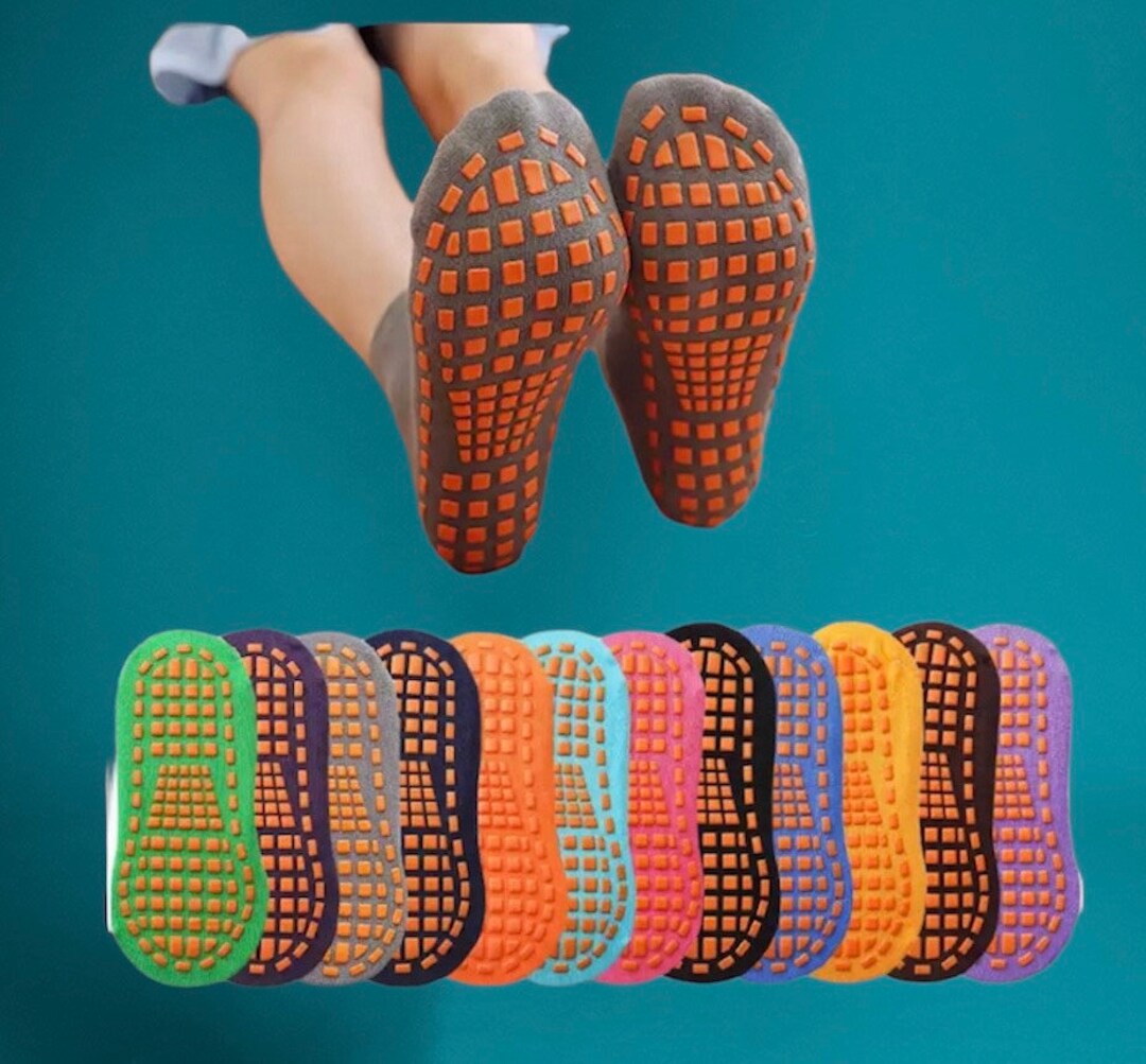 Kids and Adults Antislip Sock Trampoline Cotton Sock Etsy New Zealand