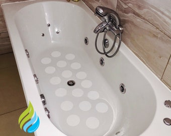 YZNlife 20pcs Non Slip Bathtub Stickers,Adhesive Decals with Bright Colors,Safety Anti-Slip Appliques for Bath Tub and Shower Surfaces