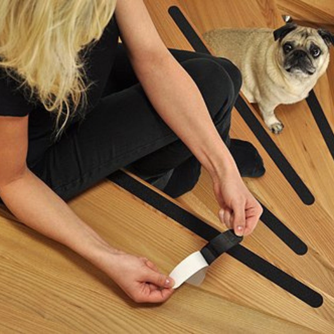 Non Slip Stair Treads Anti Skid Textured Strips for Indoor Etsy