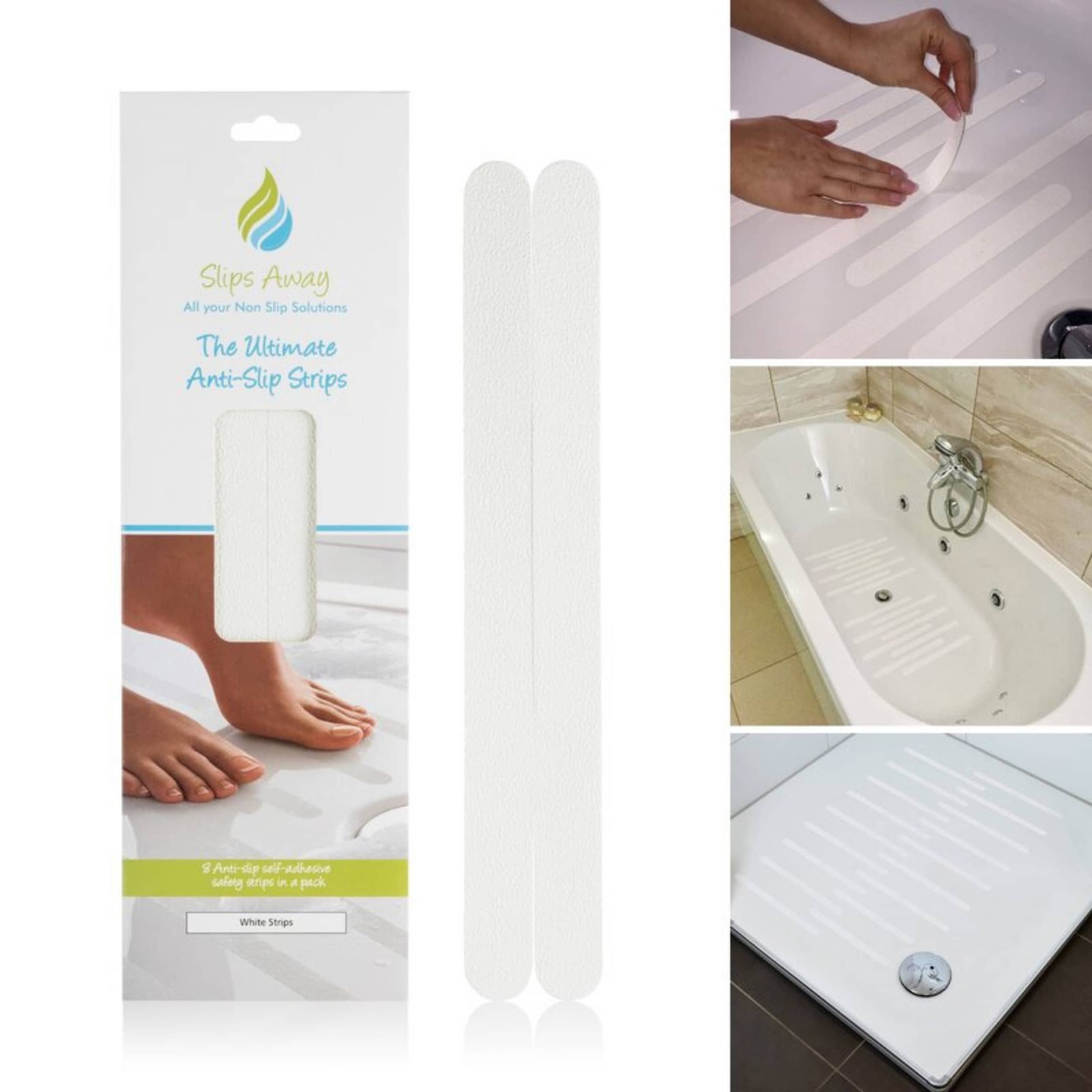 Non Slip Strips for Bath & Shower Stickers Anti Skid Modern Etsy