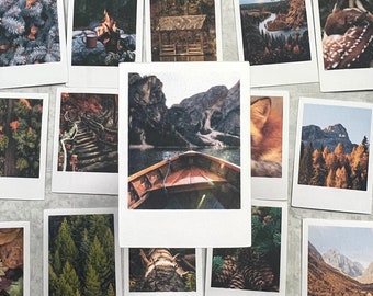 Zestaw naklejek "Jesienny Las z Estetycznym Drzewem" do dziennika, Bullet Journal, Dziennika Podróży, Poczty Ślimaczej, Dziennika Śmieciowego, Jesiennych Rękodzieł