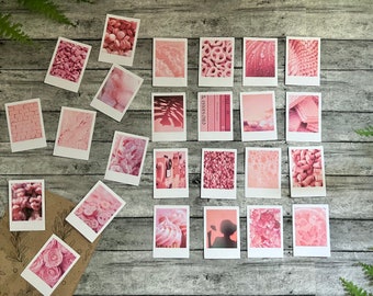 Aesthetic Pink Sticker Pack Image Inspired Twenty-Five Stickers for Journaling, Bullet Journal, Travel Journal, Junk Journal, Snail Mail