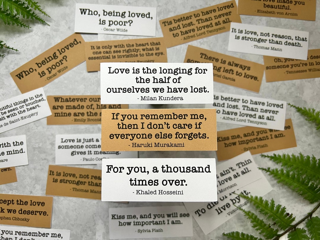 Love Quotes Inspired Twenty-eight Word Sticker Pack for - Etsy
