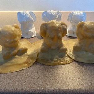 Latex Moulds Of Three Wise Pigs See No Hear No Speak No.