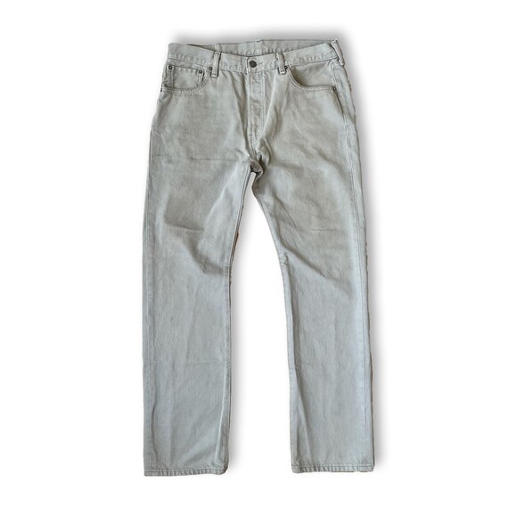 levis 501 beige denim jeans