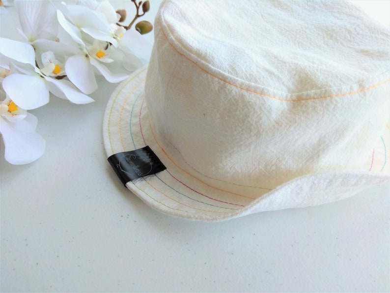 Reversible Bucket Hat, Handmade Sun Hat, Personalized Fisherman's Hat