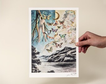 Limited Art Print - Jonathan Esperester - Moths