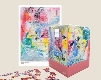 1.000 Teile Kunstpuzzle + Kunstdruck: Homesick –  Theresa Kallrath