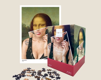 1,000 piece art puzzle + art print: Rebel - Jimi Cakmak