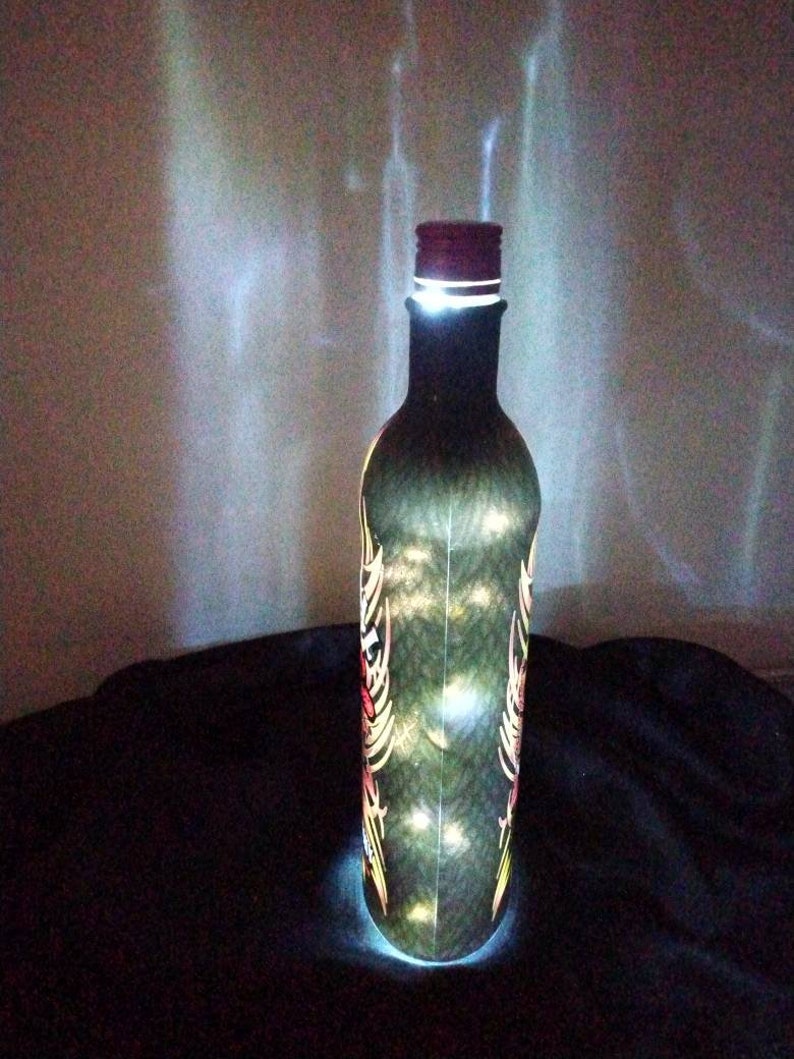 Fireball whiskey collectors edition bottles Upcycled Empty Etsy