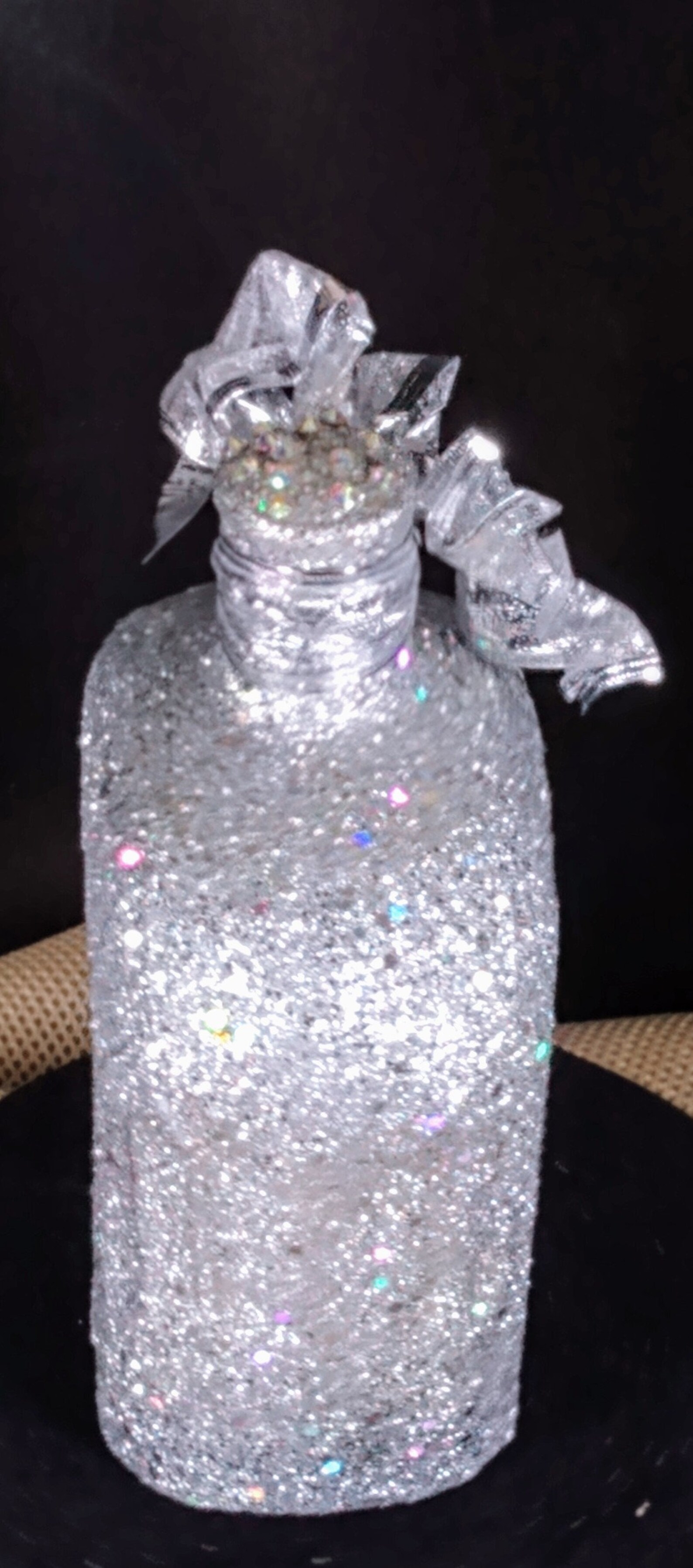 Handmade 1000ml Crown Royal Original Liquor Bottle W/silver - Etsy