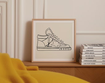 Mode Kunstdruck, Giclée Fine Art Druck ""Golden Goose"" - Illustrationsdruck, Wanddekoration, Wohnkultur, Poster