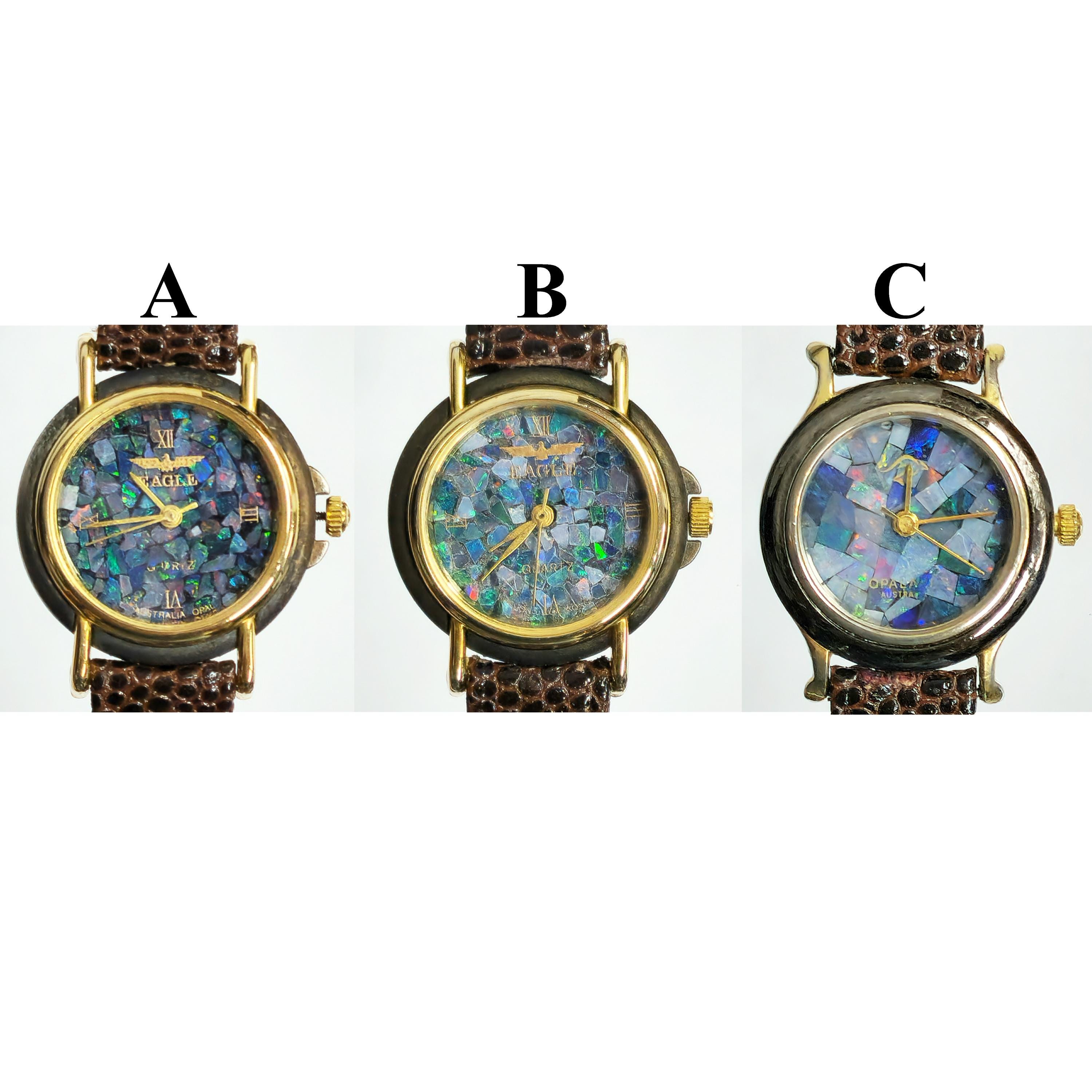 54447.2 - ヴィンテージ「イーグル」オパールウォッチ：オーストラリア