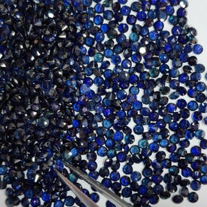 53965.0 - Australische blauwe saffier: diepblauwe edelsteen van 3 mm