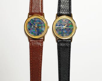 le crystal クォーツ腕時計　Australian opal A995 le crystal クォーツ腕時計 Australian opal A995