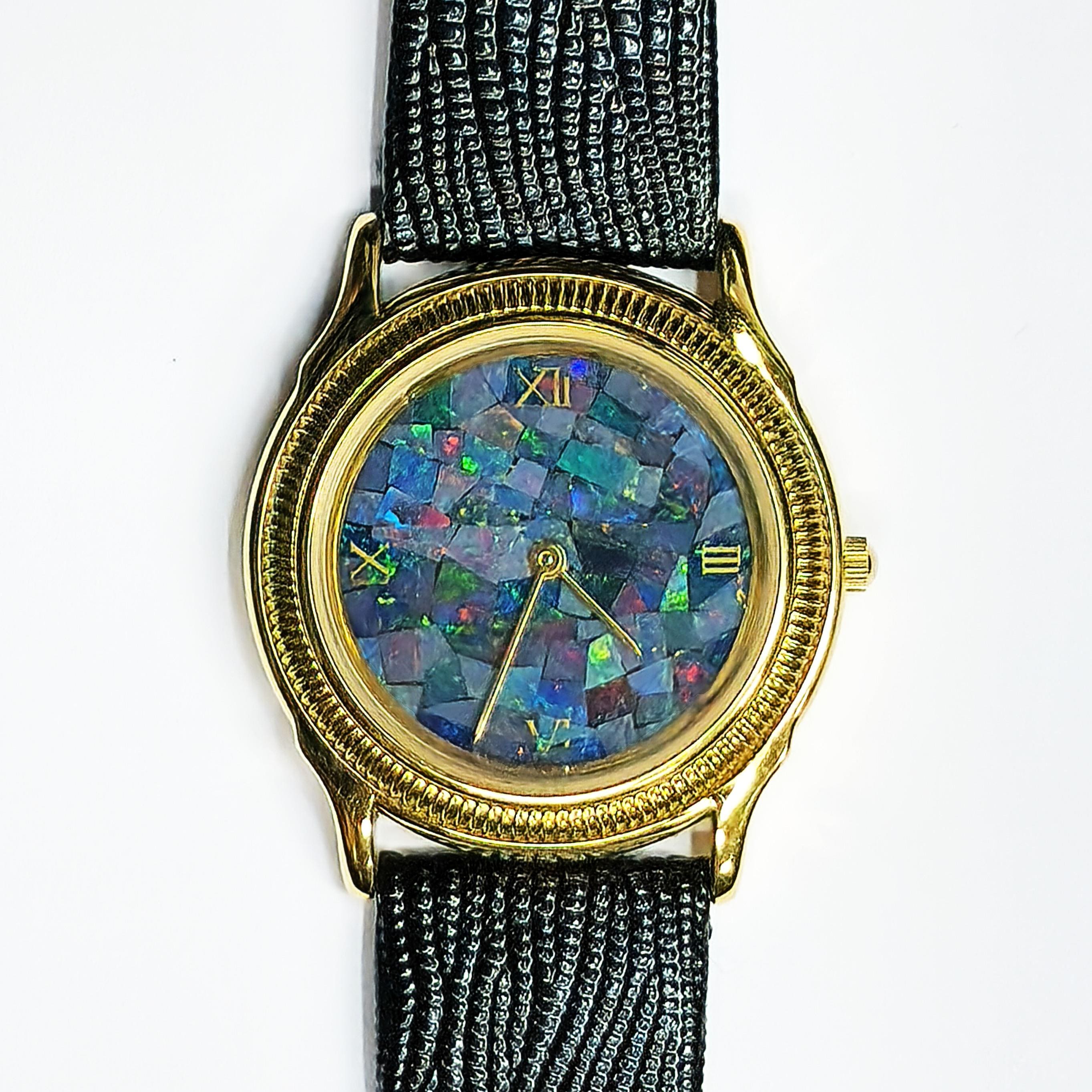 le crystal クォーツ腕時計　Australian opal A995 le crystal クォーツ腕時計 Australian opal A995 le crystal