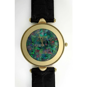 天然オパール レディース 腕時計 スイスクォーツ Opal face watch