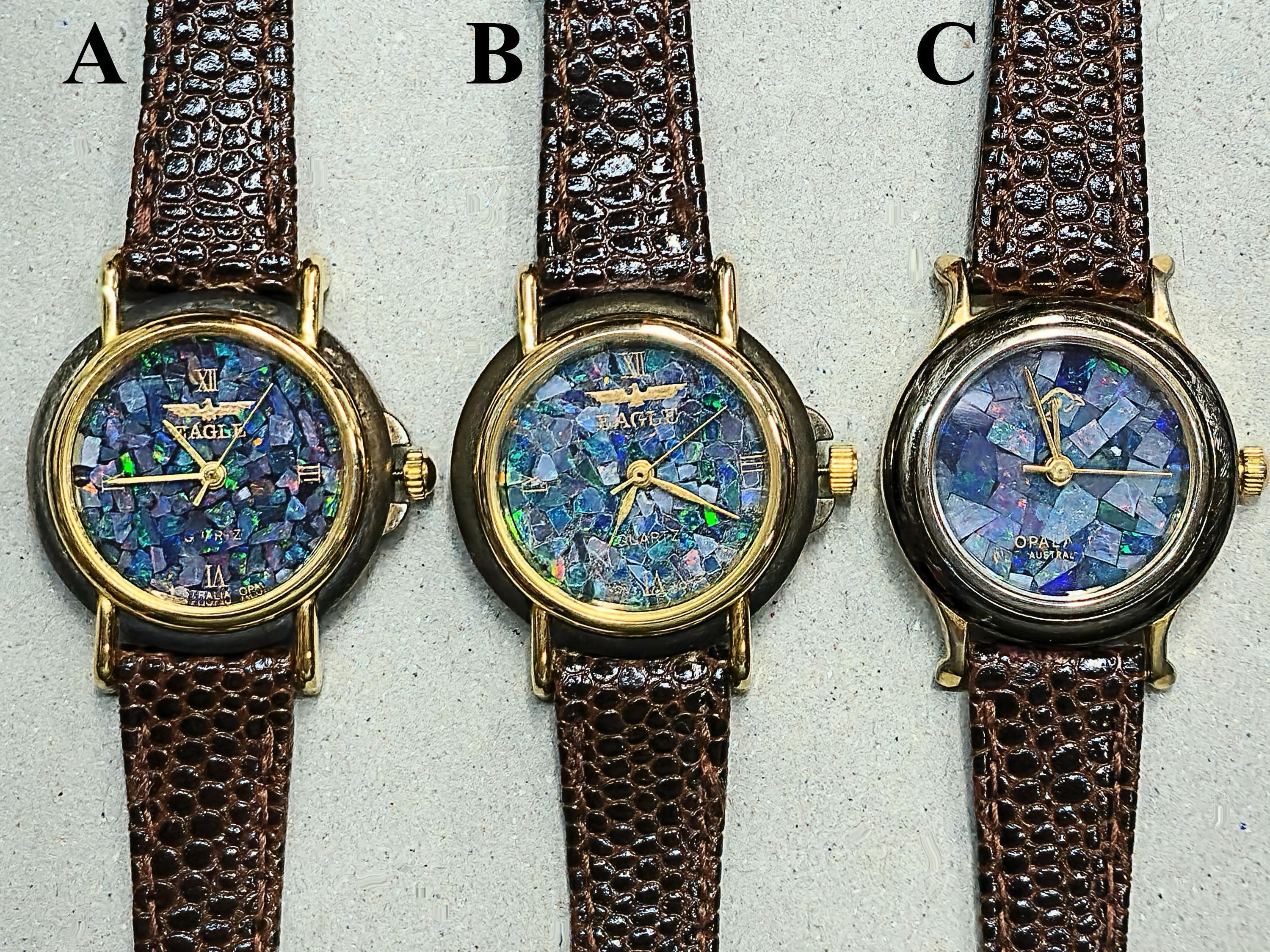 54447.2 - ヴィンテージ「イーグル」オパールウォッチ：オーストラリア