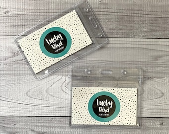 Plastic Badge Holder, ID Holder, Vinyl Card Holder, ID Badge