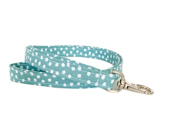 Cordón turquesa pálido con lunares, cordón para llaves, porta credencial, cordón para etiqueta de nombre, cordón para llaves, regalo para profesores, cordón de tela