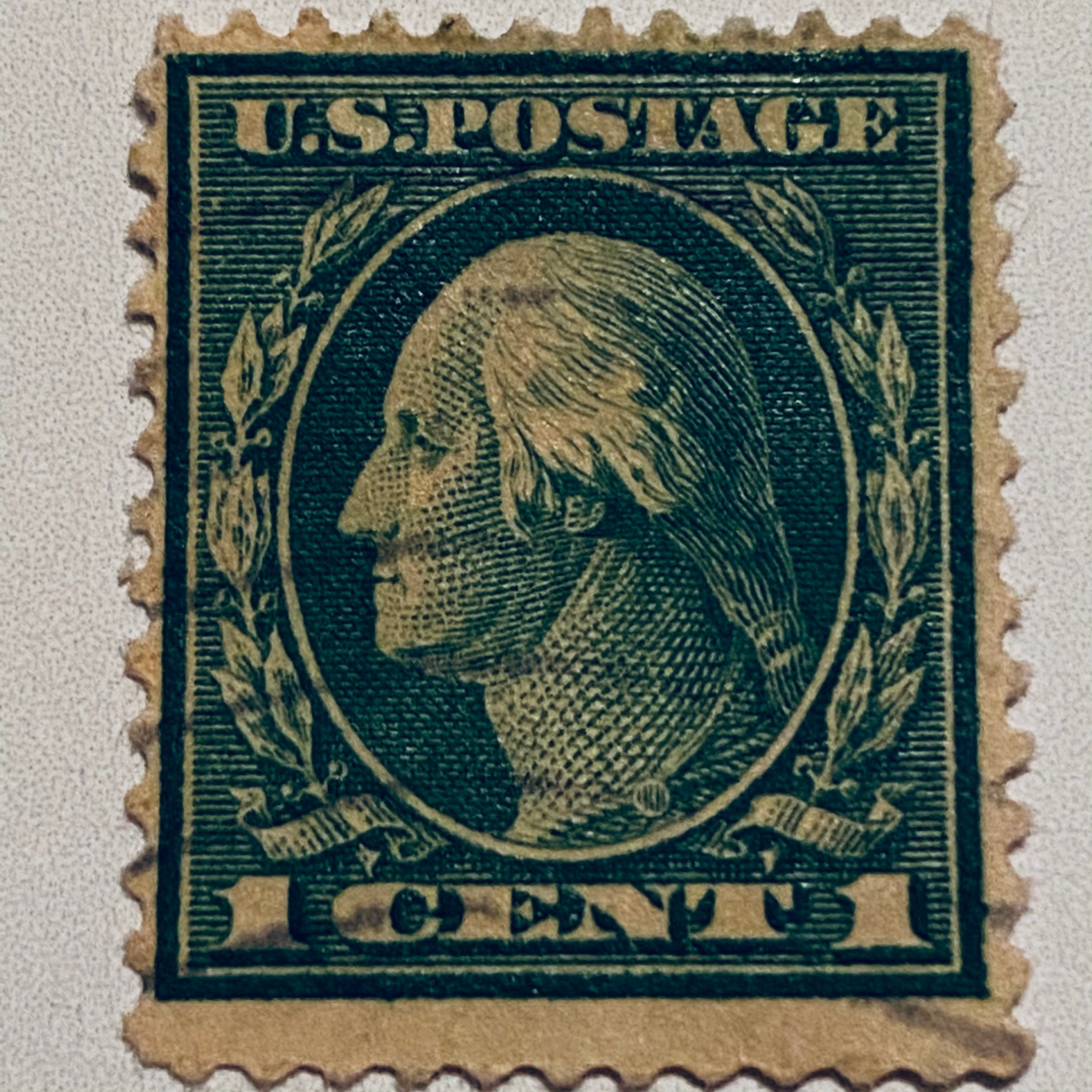 How Much Is A 1 Cent George Washington Stamp Worth