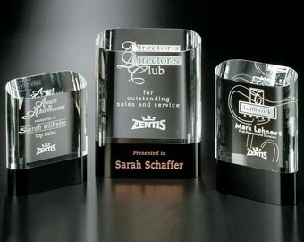 Trophy Award Custom Engraved Skyline Appreciation Acrylic Award UK Shooting Star-322015