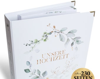 Hochzeitsordner • Hochzeitsplaner mit Checklisten • Hochzeit Organizer inkl. Planungshilfen auf über 230 Seiten • Tolles Verlobungsgeschenk