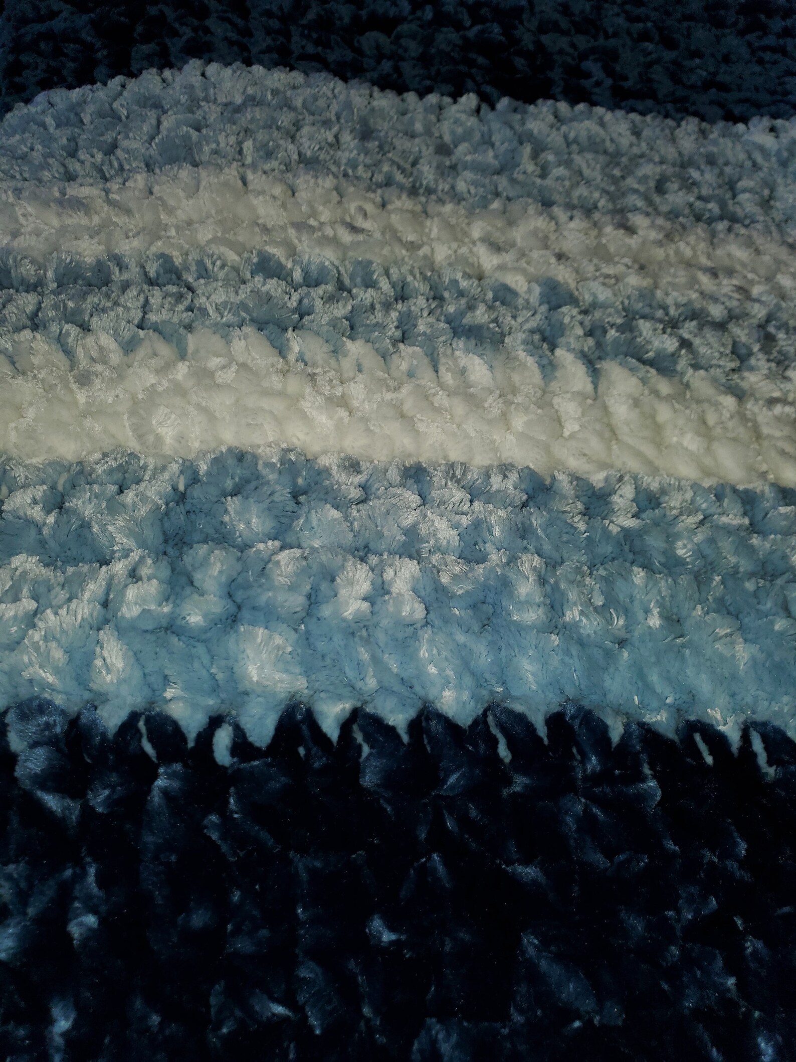 Crochet Velvet Blanket tightly woven thick weighted Etsy