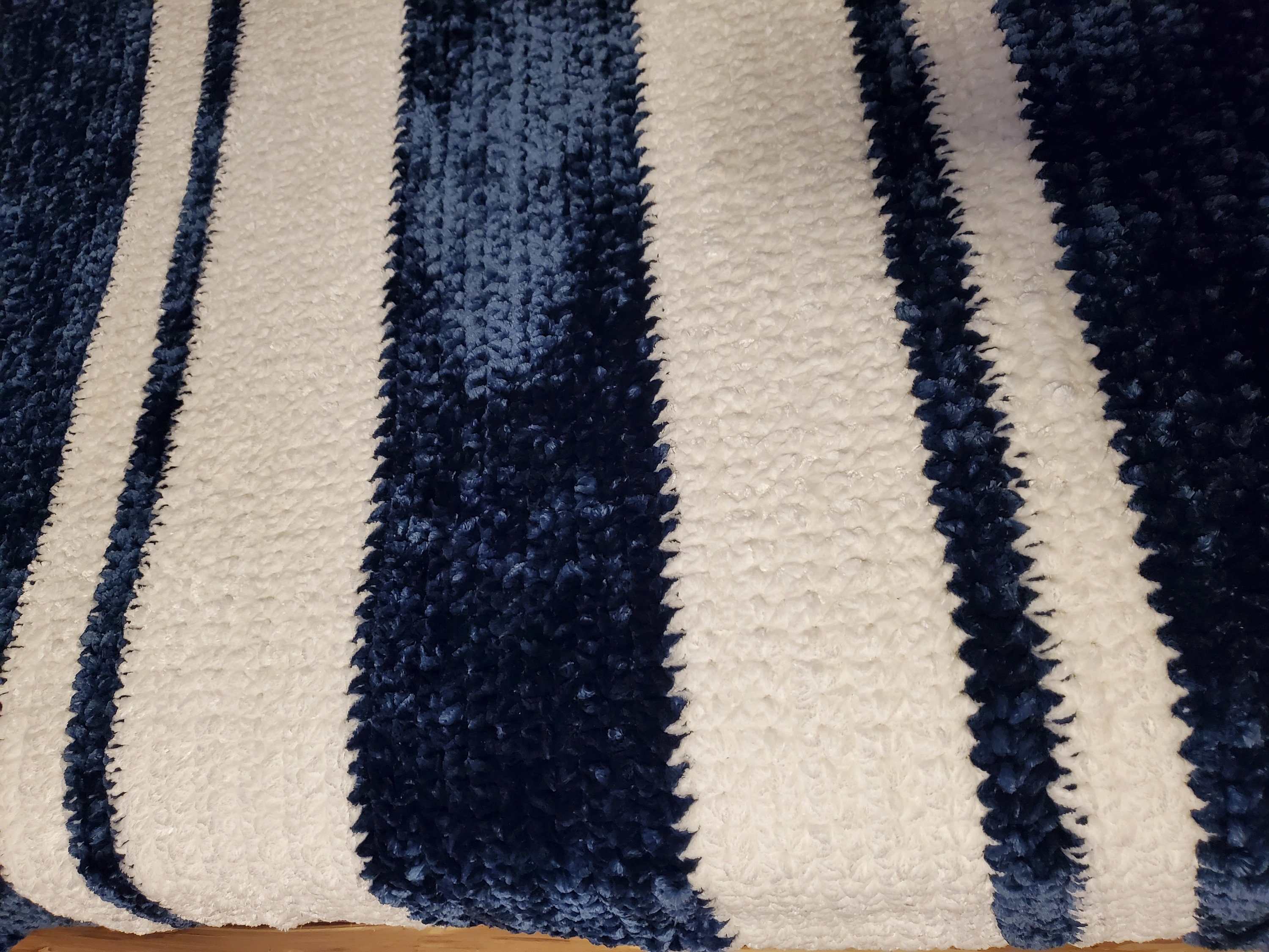 Crochet Velvet Blanket tightly woven thick weighted Etsy