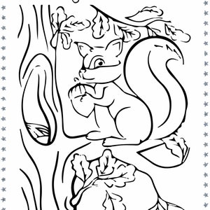 Coloring book for kids Printable PDF file Black & white | Etsy